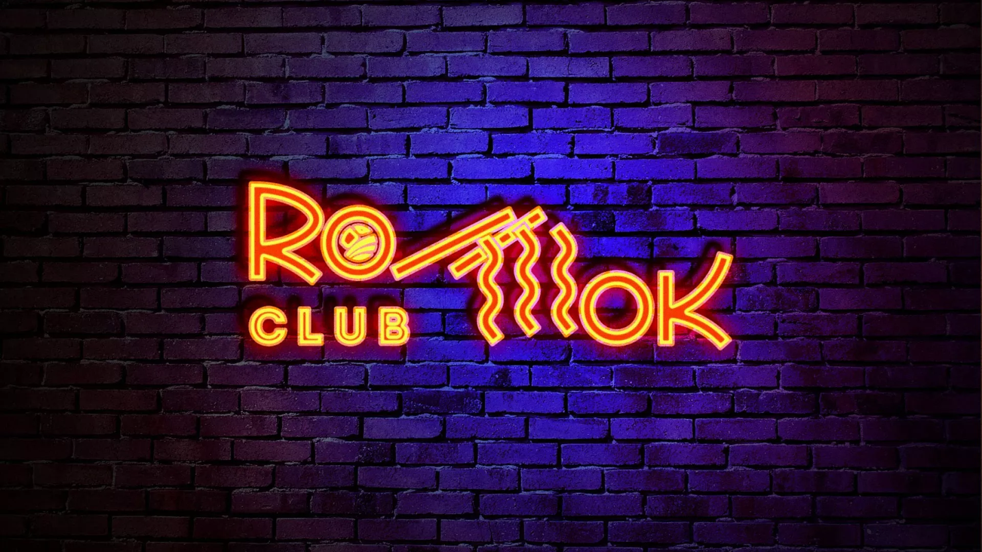 Разработка интерьерной вывески суши-бара «Roll Wok Club» в Коломне